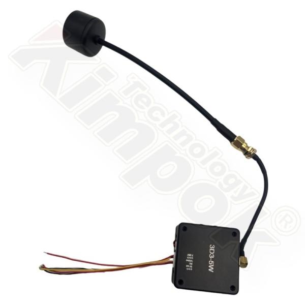 3.3G VTX 5W RF Power Wireless Video Transmitter up to 10km VTX Image Transmission 16CH VTX Module