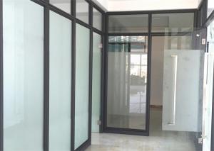 China Office Glass Partition Walls Sound Proof Glass Wall For Office on sale
