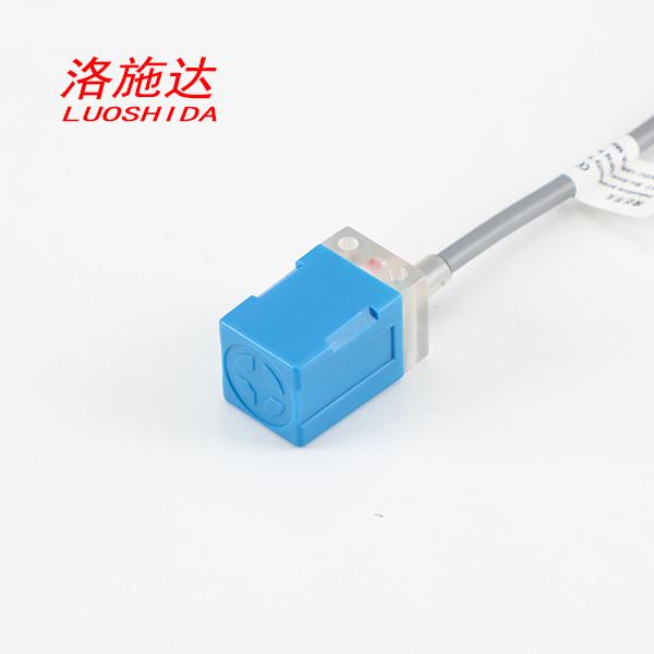 Square Rectangular Inductive Proximity Sensor High Speed ABS Blue Plastic For
