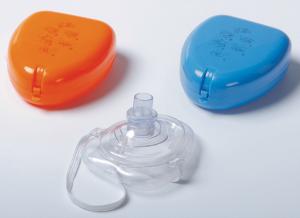 China Emergency Cushion CPR Mask with Oxygen Port One-way Valve Cheap Price Face on sale