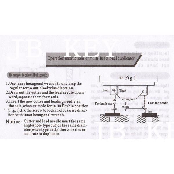 368A Key Cutting Machine Locksmith Tools Portable Key Machine 200W