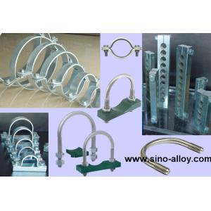 Quality Galvanized steel pipe clamps / flat steel pipe clamps according to DIN 3567-B wholesale