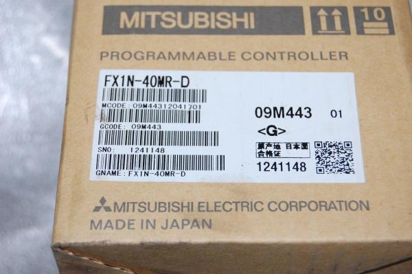 Cheap Mitsubishi FX1N-40MR-D Programmable Logic Controller Module 2A 12-24 VDC 24 Digital Inputs 16 Relay Outputs for sale