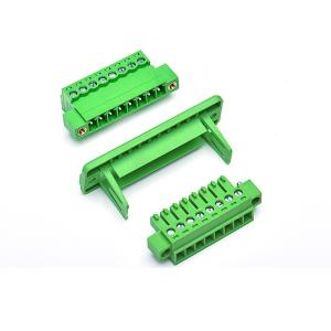 3.81mm pitch Feed Through Flange Screw Terminal Blocks Interlocking