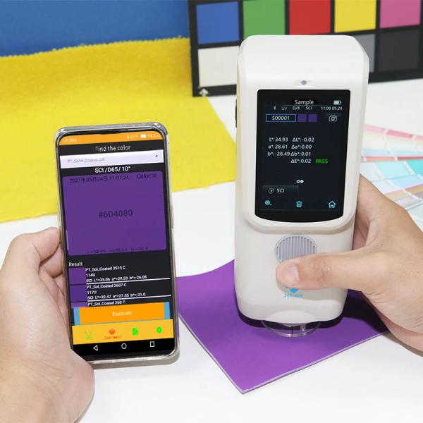 3nh CR9 Portable Spectrophotometer Digital Color Analysis Meter Fabric Textile Food Laboratory Colorimeter