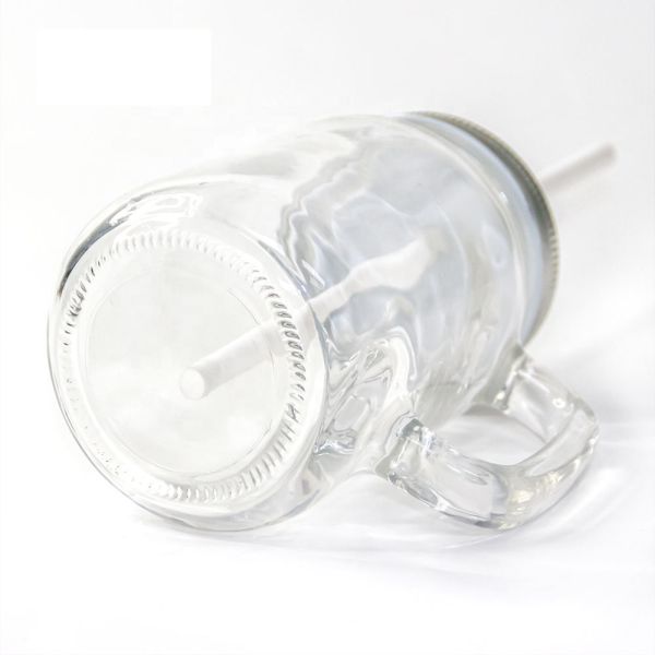 Clear And Frosted Sublimation Mason Jar Custom Sublimation Glass Cup Blanks