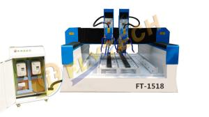 New Double Head Marble granite engrave and cutter machine with Ncstudio controll system