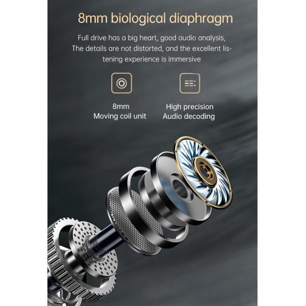 BLE5.1 Low Latency Wireless In Ear Earphones CVC8.0 HSP Wireless Microphone Earbuds