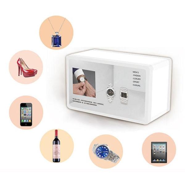 Video Advertising Player Transparent Monitor Display , 22 Inch Transparent Lcd Touch Screen