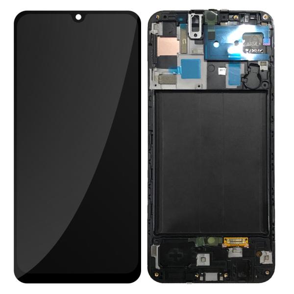 Cheap A50 A505 A505fn A505F  LCD Screen Digitizer With Frame for sale
