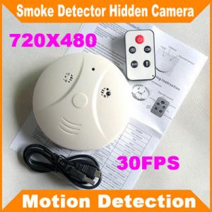 Quality Remote Control Smoke Detector Covert Spy Camera Pinhole Ceiling DVR W/ Motion Detection wholesale