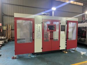 China 4 Cavities Automatic Blow Moulding Machine with Schneider Contactor and Toggle Type Clamping System on sale