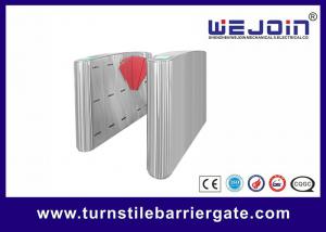 Quality Stainless Steel flap gate barrier security entrance rfid card reader wholesale