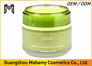 Quality Lightening Green Tea Volcanic Ash Face Mask  Deep Pore Cleaning Anti Aging wholesale