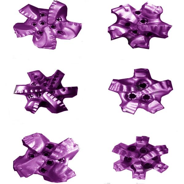 PDC Drill Bit 6 Blades Diamond Rock Drill Bits Steel Body PDC Drill Bit For Sale