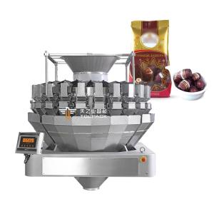 Quality Automatic Mixed Chocolate Packaging Filling Machine With Capping And Labeling Line Nut Snack Packaging Machine wholesale