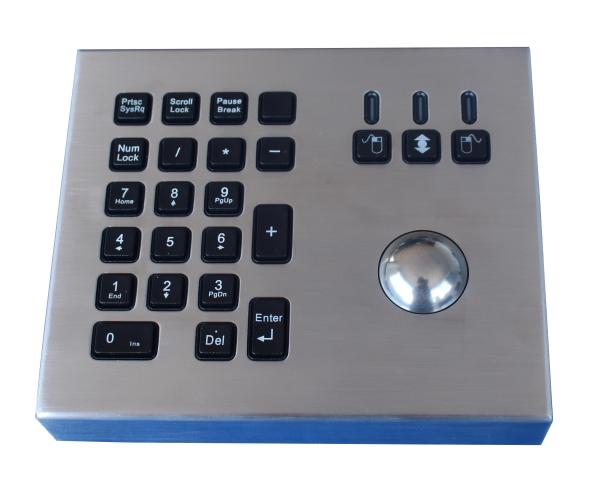 Cheap IP68 Laser Computer Pointing Devices With Numeric Keypad And 3 Mouse Buttons for sale