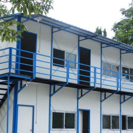 2920mm Height 2440mm Depth Prefabricated Container Homes 20ft 40ft With PVC Flooring