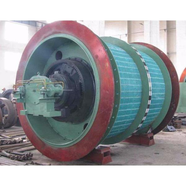 Single Rope Winding Mine Hoist Hoisting Drum Of CITIC HIC Machine Parts