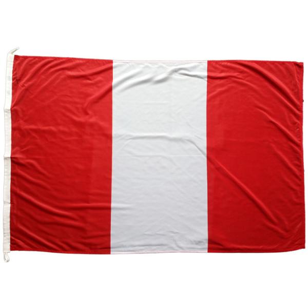 Peru Flagolden national screen printed high quality