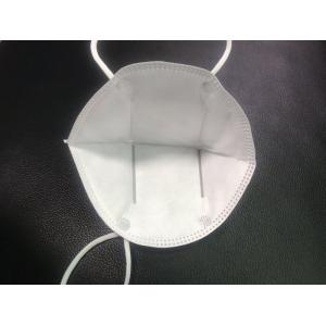 Buy cheap White FFP2 Face Mask Without Valve Bacteria Filtration Efficiency More Than 95% from wholesalers