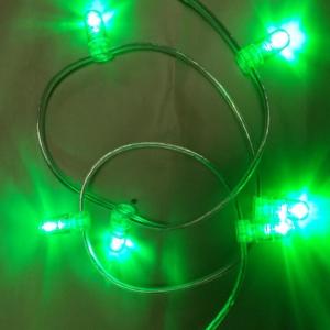 China green PVC crystal Wire DC 12V clip light 1000leds fairy light string 100m/roll led bud lights on sale