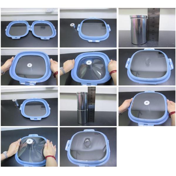 Stackable Food Preservation Tray BPA Free Reusable Rectangular Shape