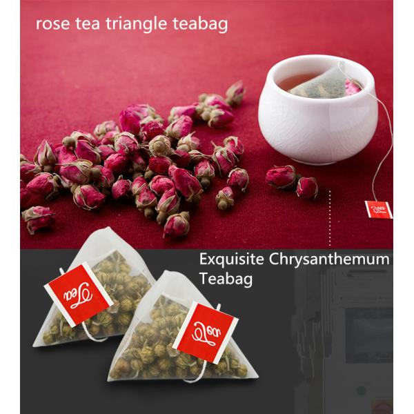 Beauty Tea Nylon Pyramid Tea Bag Packing Machine Triangle Shape