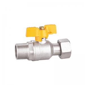 Quality Forged Brass Ball Valve Butterfly Handle Manufacturers 100% Leak Tested wholesale