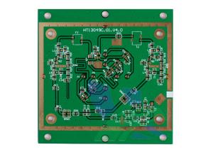 China Multilayer High Frequency Fr4  Pcb With Half Hole Buried Tech With Relative Permittivity on sale