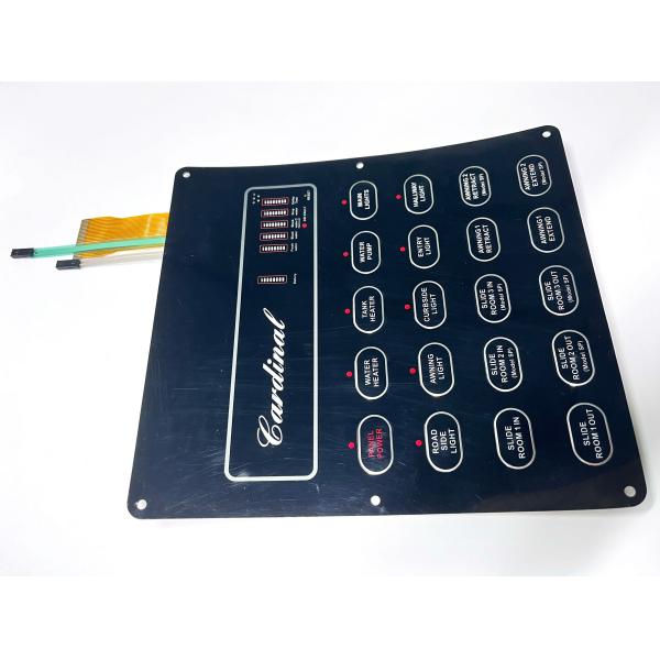 Copper ESD Shielding Layer Mechanical Key Switches With Metal Dome Embossing Key