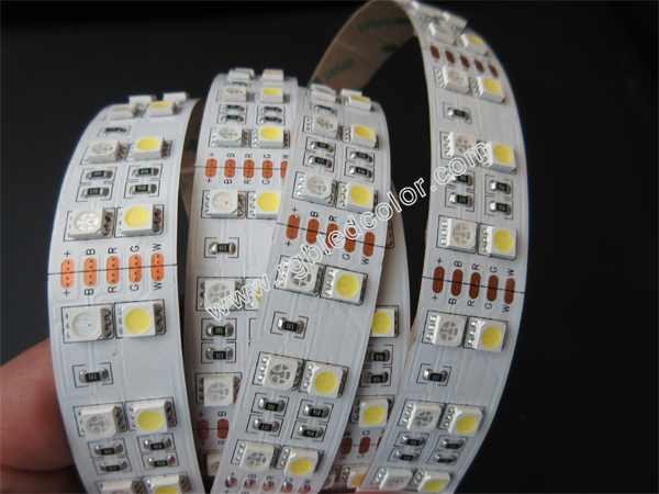 rgb alternating with white color 5050 led strip