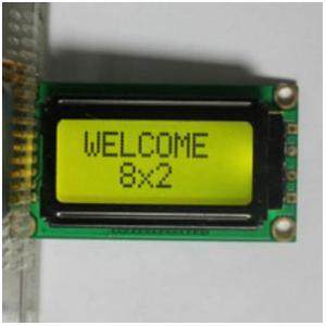 Buy cheap Professional 8x2 Character Lcd Display Module White LED Backlight RYB0802A from wholesalers
