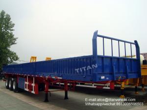 tri axles 40 ft sidewall semi trailer cargo trailer wall panels - TITAN