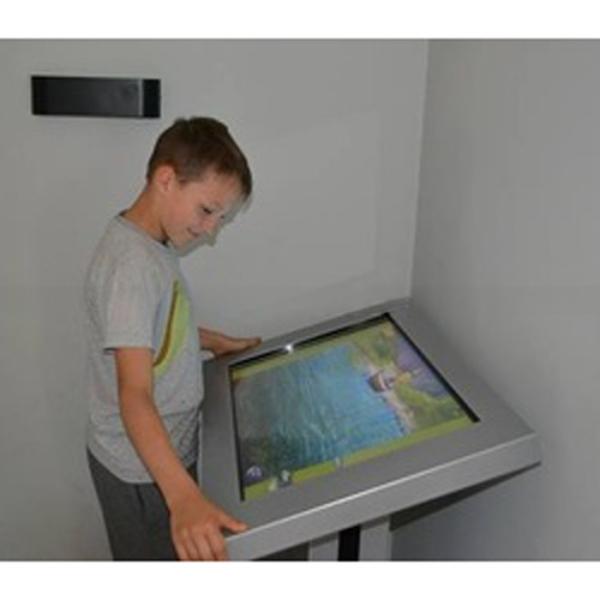 Cheap 24" inch led desk display,digital signage with touch screen,interactive multi touch table for sale