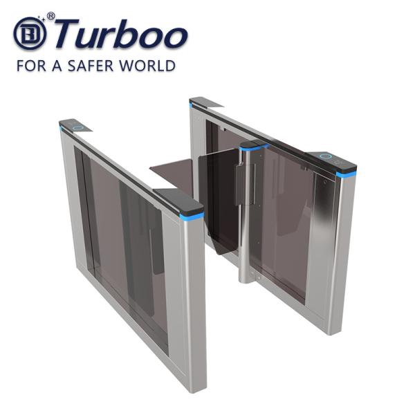 Cheap RFID Access Controller Swing Electronic Turnstile Gates With Anti - Pinch Function for sale