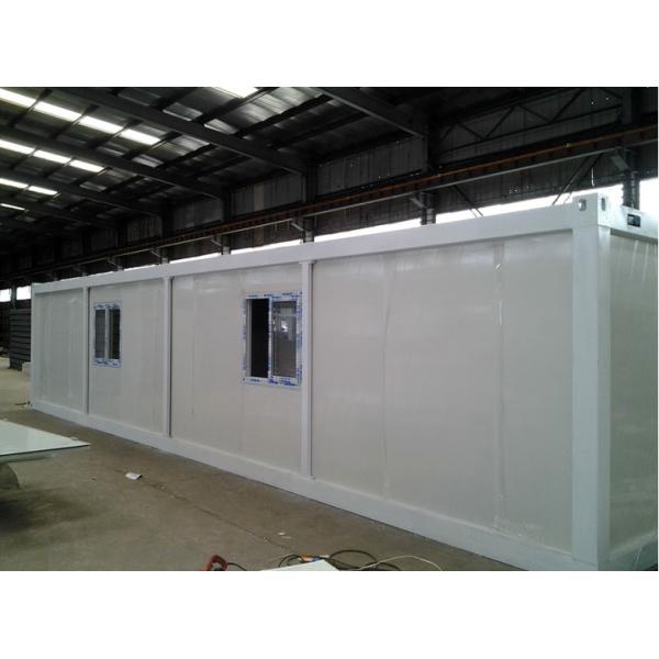 Waterproof Mobile Shipping Container Homes , Vertical Angle Line Shipping Container Cabin