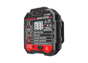 Electrical US Plug Plug Socket Tester Compact Size With LCD Voltage Display