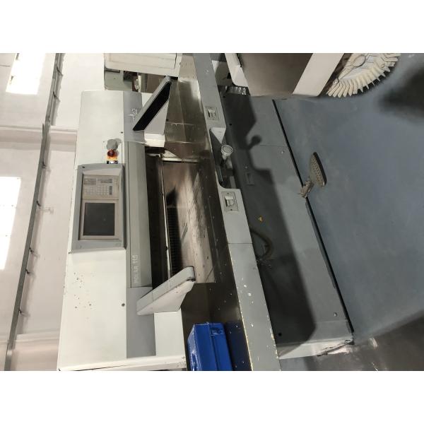 CE Certificated Hydraulic Worm Gear Driving Computerized Guillotine Paper Cutter Machine