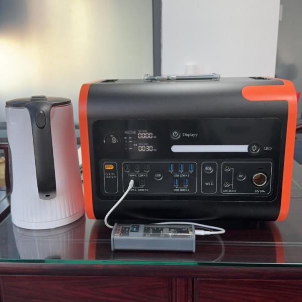 Portable Energy Storage Power Station 2200W Emergency Power Reserve Customized Request