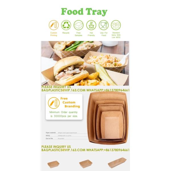 Custom Size Food Packaging Hamburger Cardboard Box Kraft F-Flute Corrugated Super Thick Paper 300gsm Paper Burger Box