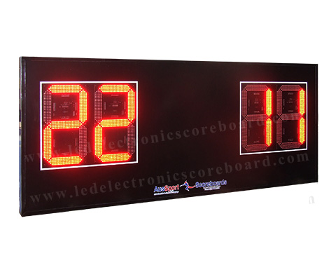 Outdoor Small Digital Scoreboard , Multi Sport Scoreboard Easy Operation