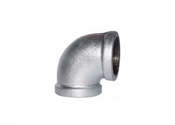 Cheap 1/4"-6" Malleable Iron Industrial Pipe Fittings , Sanitary Pipe Fittings High Tenacity for sale