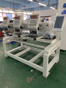 Quality 2 Heads Computer Cap T shirt Flat Embroidery Machine Price for Sale With Embroidery Software wholesale
