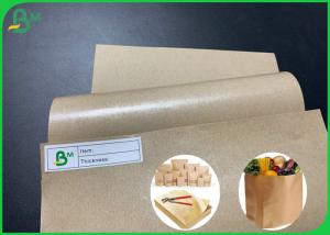 China Oilproof 250g + 10g PE Coated Food Grade Brown Kraft Paper In Roll on sale