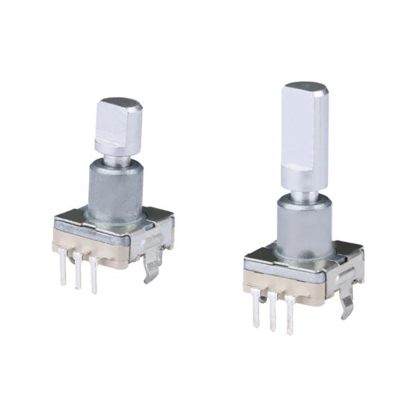 Encoder Switch,360° 15mm Metal Axis Encoder For Volume Control ,Push Button