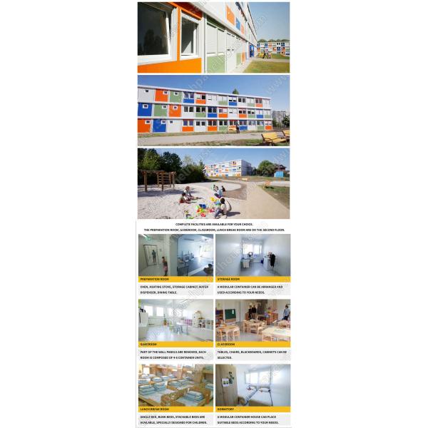 Flat Pack Container Hostel Prefabricated Dormitory