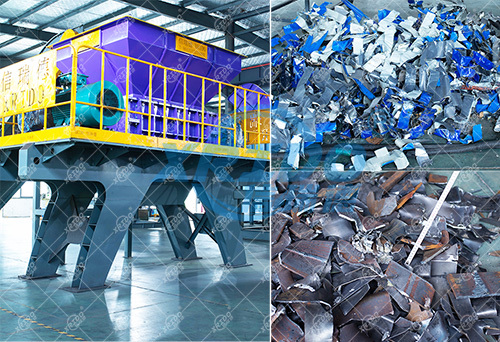 Aluminium Casting Scrap Shreader For Scrap Aluminum Recycling