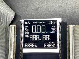 Quality VA Segment LCD Display Smart Home Temperature Control Screen Application With High Contrast wholesale
