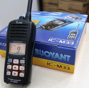 China floating Icom IC-M33 marine vhf radios VHF walkie talkie waterproof IP67 on sale